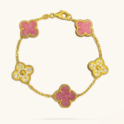 CLOVER | Rosé/Goud Armband Prestige