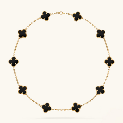 CLOVER | 10 Motieven Zwarte Ketting