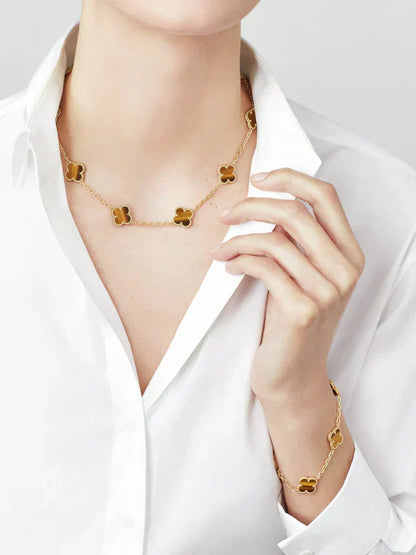 CLOVER | Tijgeroog Armband