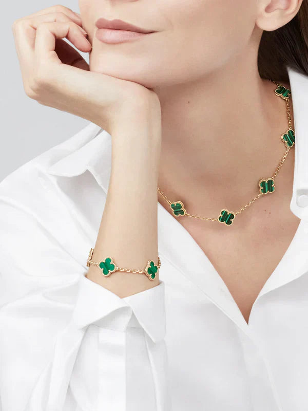 CLOVER | Groene Armband