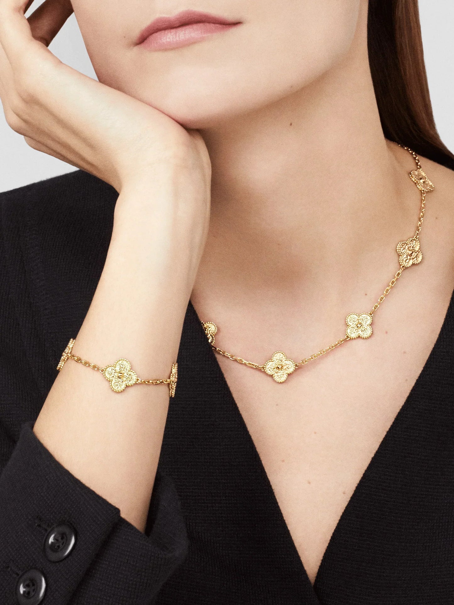CLOVER | 10 Motieven Gouden Ketting
