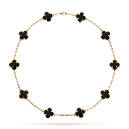 CLOVER | 10 Motieven Zwarte Ketting