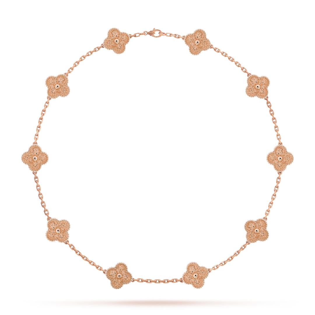 CLOVER | 10 Motieven Roze Ketting