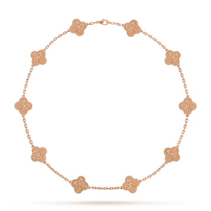 CLOVER | 10 Motieven Roze Ketting