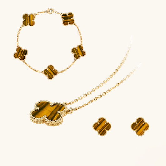 CLOVER | Premium Tijgeroog Set