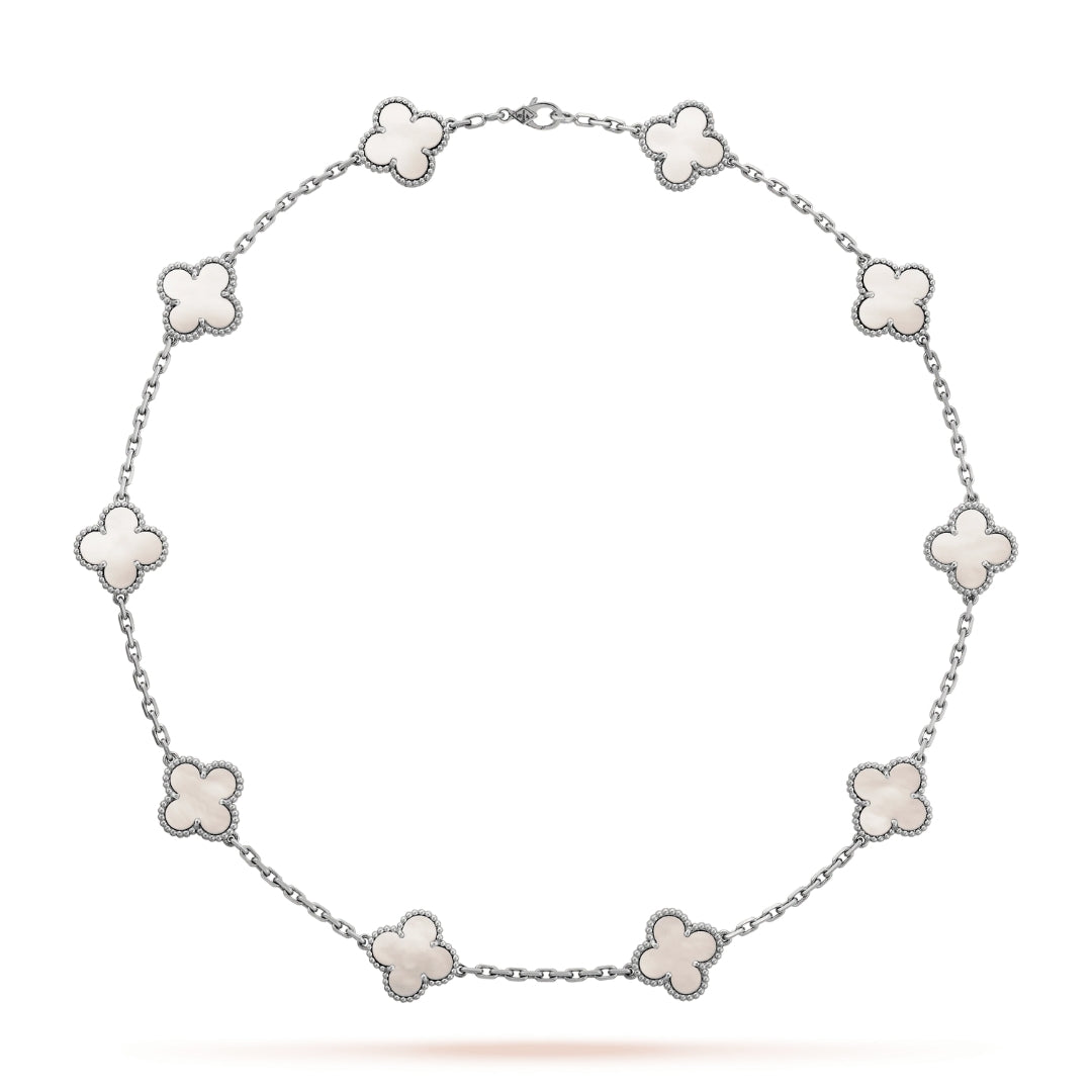 CLOVER | 10 Motieven Zilveren Ketting