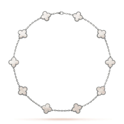 CLOVER | 10 Motieven Zilveren Ketting