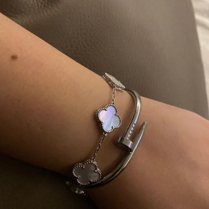 CLOVER | Witte Armband