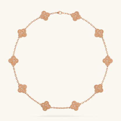 CLOVER | 10 Motieven Roze Ketting