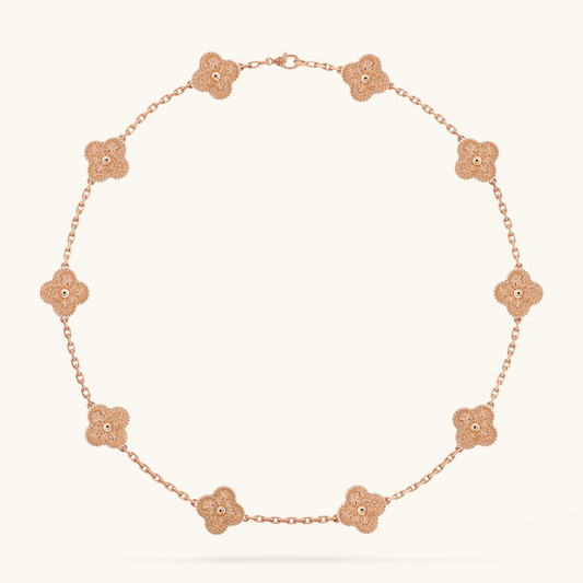 CLOVER | 10 Motieven Roze Ketting
