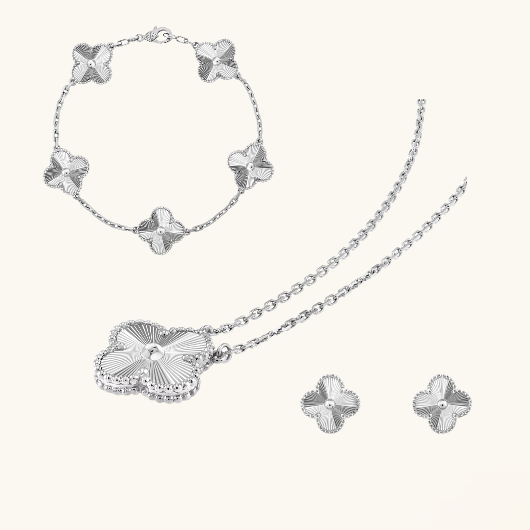 CLOVER | Premium Zilveren Set