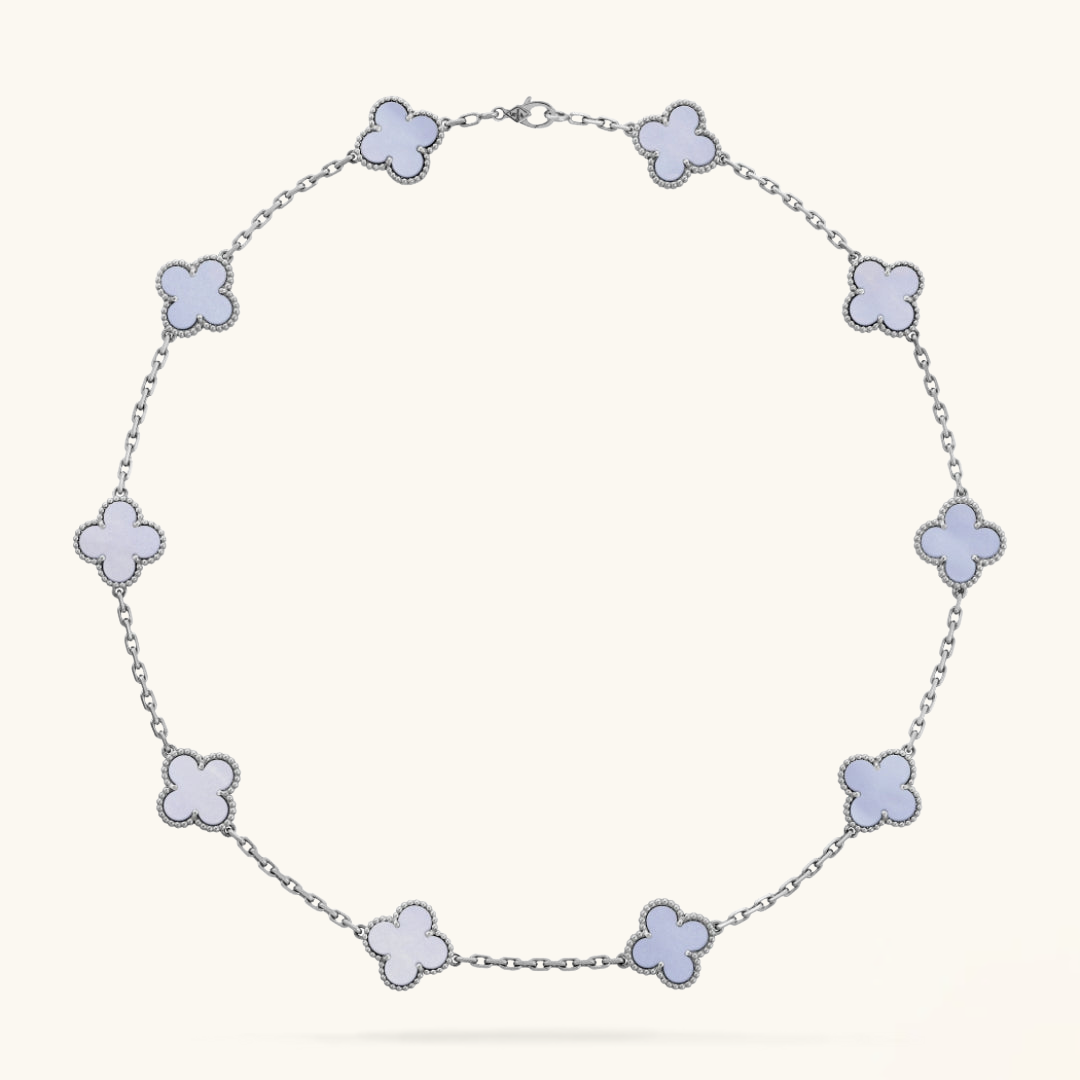 CLOVER | 10 Motieven Paarse Ketting