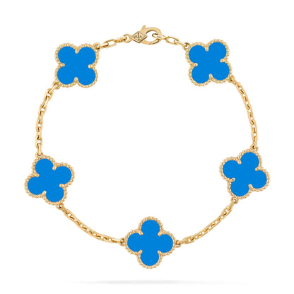 CLOVER | Blauwe Armband