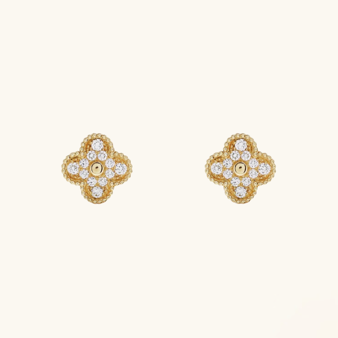 CLOVER | Gouden Oorbellen Prestige