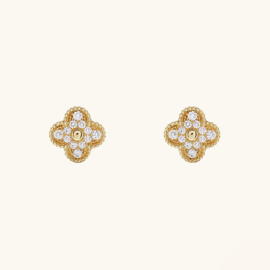 CLOVER | Gouden Oorbellen Prestige