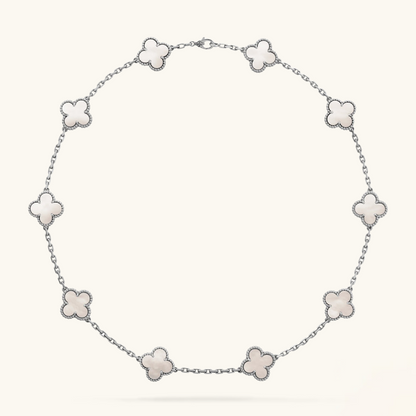 CLOVER | 10 Motieven Zilveren Ketting