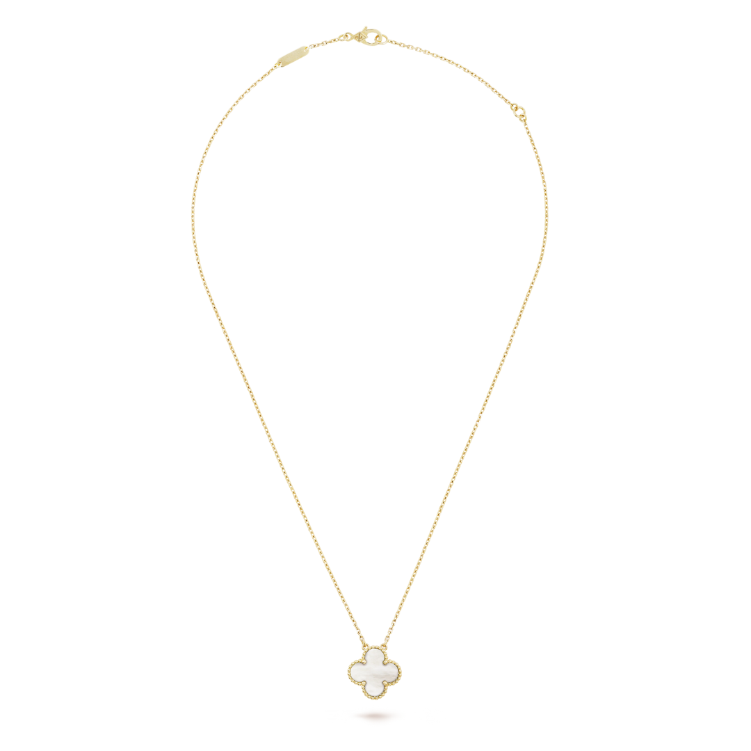 CLOVER | Wit/Goud Ketting