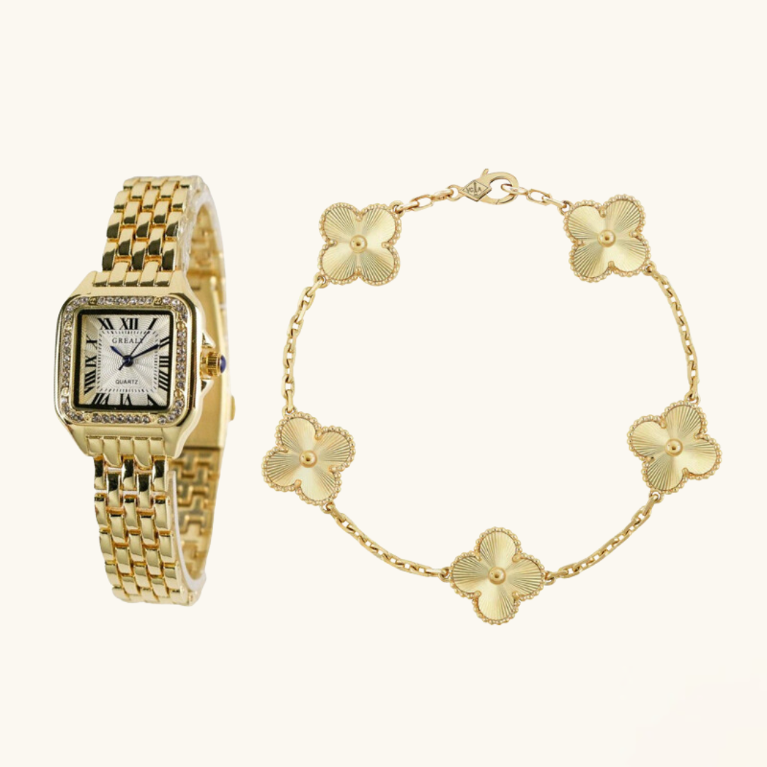 2-delige Horloge & Armband Set "Sofia"