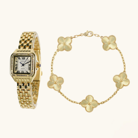 2-delige Horloge & Armband Set "Sofia"