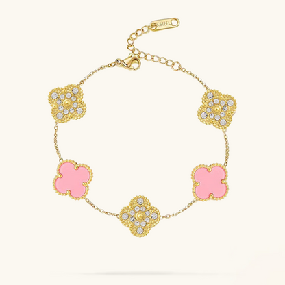CLOVER | Roze/Goud Armband Prestige