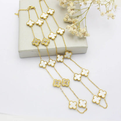 CLOVER | 10 Motieven Witte Ketting
