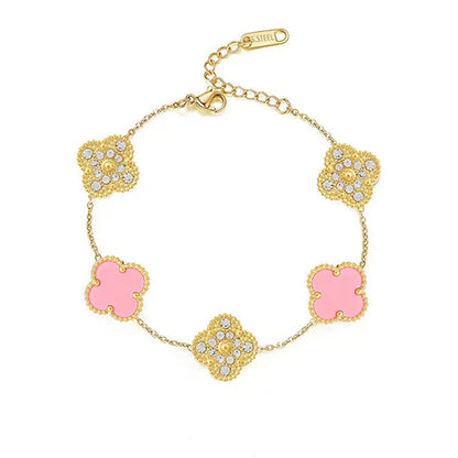 4-delige Armbandenset - Goud