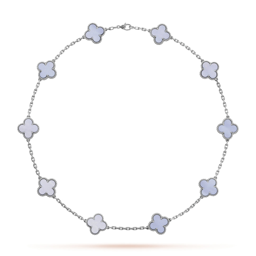 CLOVER | 10 Motieven Paarse Ketting