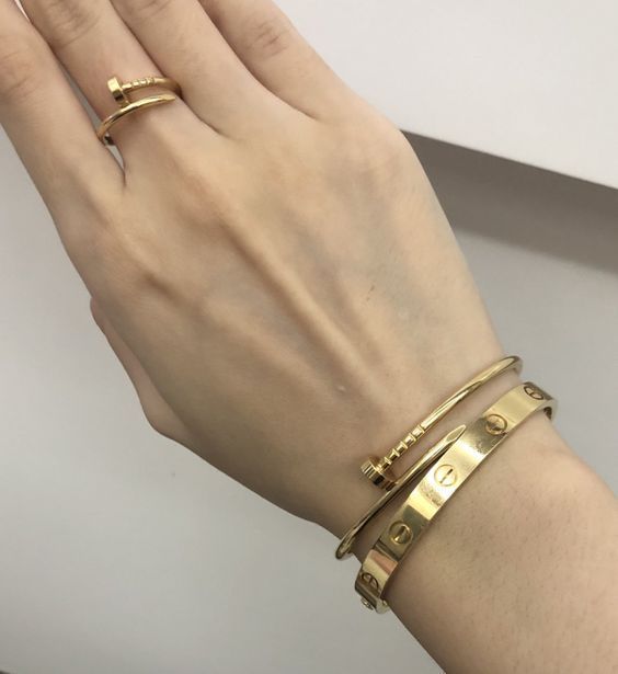 SPIKE | Gouden Armband Dun