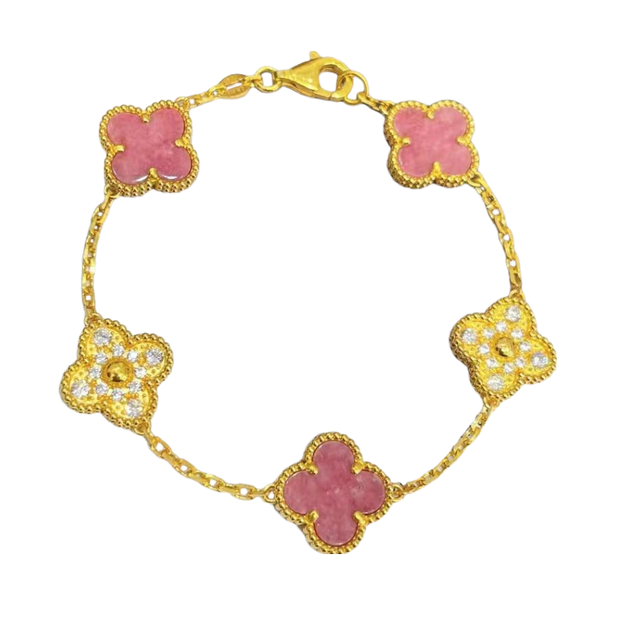 CLOVER | Rosé/Goud Armband Prestige