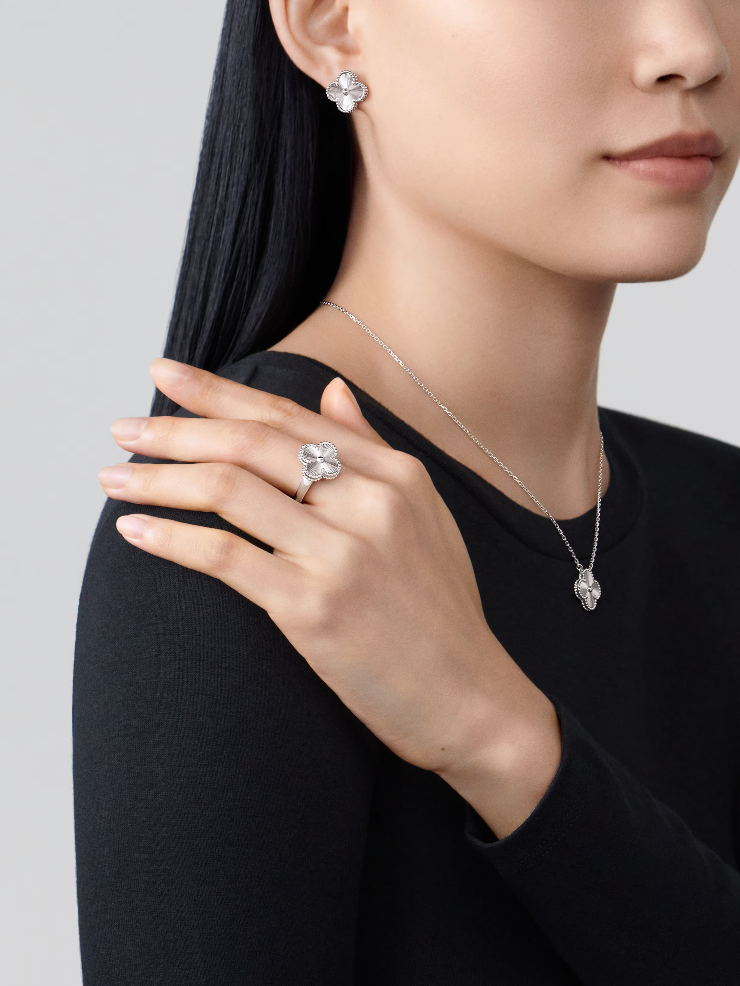 CLOVER | Zilveren Ketting